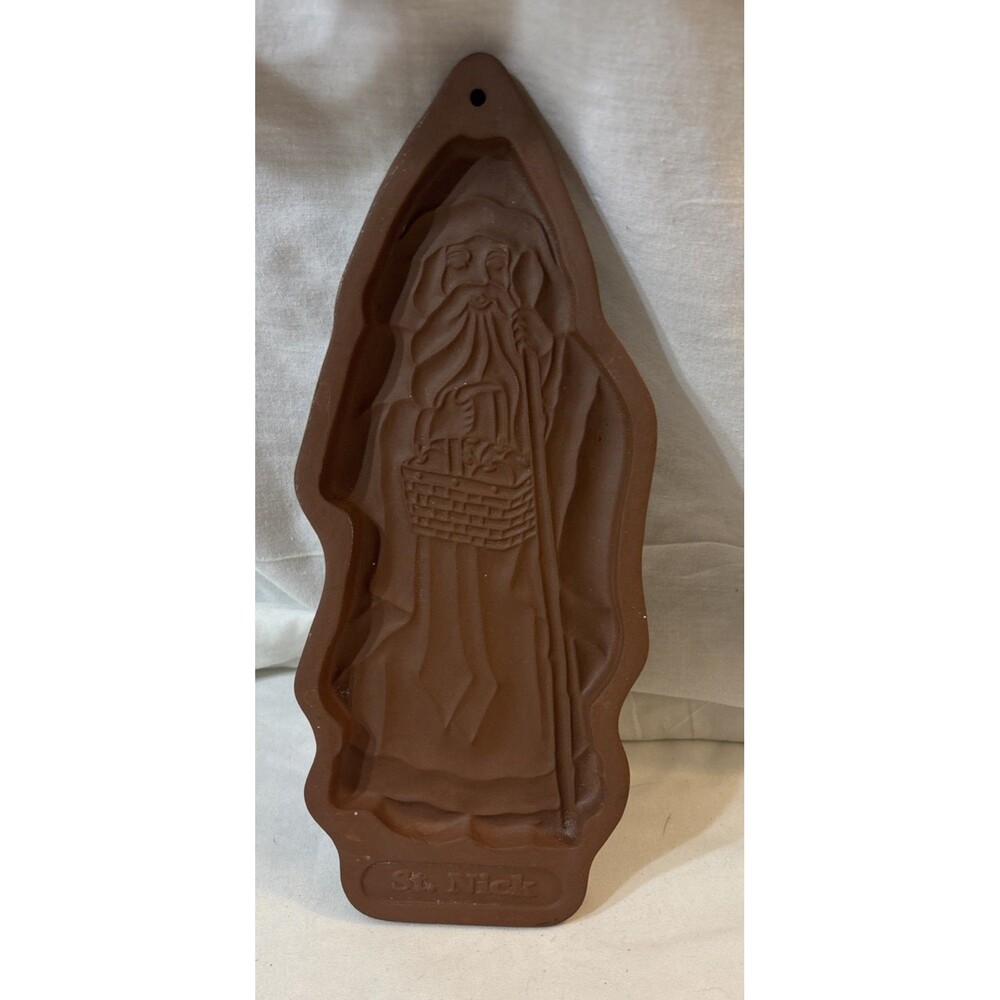 Vintage Longaberger Cookie Design Mold St.Nick ML16B 1993
